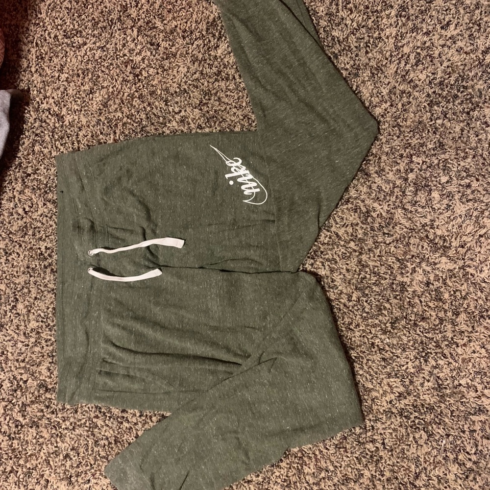 army green joggers